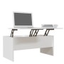 White plywood coffee table 102x50.5x46.5 cm by vidaXL, Coffee table - Ref: Foro24-809719, Price: 78,60 €, Discount: %