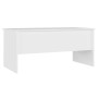 White plywood coffee table 102x50.5x46.5 cm by vidaXL, Coffee table - Ref: Foro24-809719, Price: 78,60 €, Discount: %