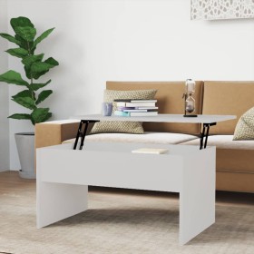 White plywood coffee table 80x50.5x41.5 cm by vidaXL, Coffee table - Ref: Foro24-809638, Price: 61,50 €, Discount: %