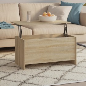 Sonoma plywood coffee table 102x55.5x52.5 cm by vidaXL, Coffee table - Ref: Foro24-809668, Price: 61,99 €, Discount: %