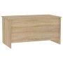 Mesa de centro madera contrachapada Sonoma 102x55,5x52,5 cm de vidaXL, Mesas de centro - Ref: Foro24-809668, Precio: 61,99 €,...