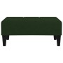 Taburete de terciopelo verde oscuro 78x56x32 cm de vidaXL, Otomanas - Ref: Foro24-337760, Precio: 72,18 €, Descuento: %