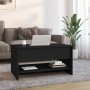 Black plywood coffee table 80x50x40 cm by vidaXL, Coffee table - Ref: Foro24-809657, Price: 74,32 €, Discount: %