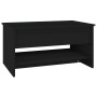 Black plywood coffee table 80x50x40 cm by vidaXL, Coffee table - Ref: Foro24-809657, Price: 74,32 €, Discount: %