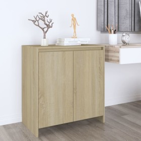 Aparador de madera contrachapada roble Sonoma 70x41x75 cm de vidaXL, Aparadores - Ref: Foro24-809740, Precio: 63,97 €, Descue...