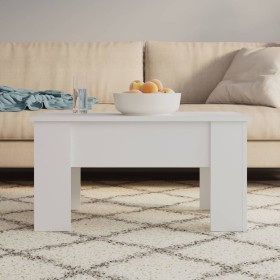 Mesa de centro madera contrachapada blanco 79x49x41 cm de vidaXL, Mesas de centro - Ref: Foro24-809692, Precio: 62,99 €, Desc...