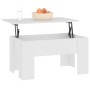 Couchtisch aus weißem Sperrholz, 79 x 49 x 41 cm von vidaXL, Couchtisch - Ref: Foro24-809692, Preis: 63,21 €, Rabatt: %