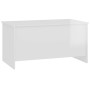 Mesa de centro contrachapada blanco brillo 102x55,5x52,5 cm de vidaXL, Mesas de centro - Ref: Foro24-809671, Precio: 61,63 €,...