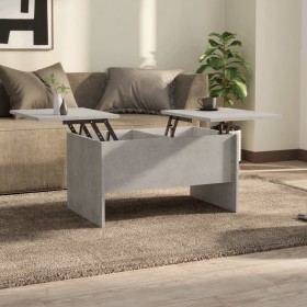 Concrete gray plywood coffee table 80x50x42.5 cm by vidaXL, Coffee table - Ref: Foro24-809732, Price: 73,43 €, Discount: %