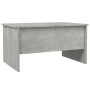 Concrete gray plywood coffee table 80x50x42.5 cm by vidaXL, Coffee table - Ref: Foro24-809732, Price: 73,53 €, Discount: %