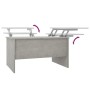 Concrete gray plywood coffee table 80x50x42.5 cm by vidaXL, Coffee table - Ref: Foro24-809732, Price: 73,53 €, Discount: %