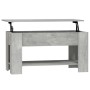 Mesa de centro madera contrachapada gris hormigón 101x49x52 cm de vidaXL, Mesas de centro - Ref: Foro24-809705, Precio: 86,52...