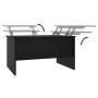 Black plywood coffee table 80x50x42.5 cm by vidaXL, Coffee table - Ref: Foro24-809729, Price: 74,80 €, Discount: %