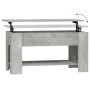 Mesa de centro madera contrachapada gris hormigón 101x49x52 cm de vidaXL, Mesas de centro - Ref: Foro24-809705, Precio: 86,52...