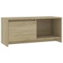 Sonoma oak plywood TV cabinet 90x35x40 cm by vidaXL, TV Furniture - Ref: Foro24-809785, Price: 57,41 €, Discount: %