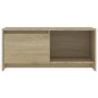 Sonoma oak plywood TV cabinet 90x35x40 cm by vidaXL, TV Furniture - Ref: Foro24-809785, Price: 57,41 €, Discount: %