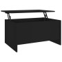 Black plywood coffee table 80x55.5x41.5 cm by vidaXL, Coffee table - Ref: Foro24-809675, Price: 54,99 €, Discount: %