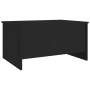 Black plywood coffee table 80x55.5x41.5 cm by vidaXL, Coffee table - Ref: Foro24-809675, Price: 54,99 €, Discount: %