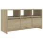 Mueble de TV madera contrachapada roble Sonoma 102x37,5x52,5 cm de vidaXL, Muebles TV - Ref: Foro24-809803, Precio: 96,42 €, ...