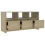 Mueble de TV madera contrachapada roble Sonoma 102x37,5x52,5 cm de vidaXL, Muebles TV - Ref: Foro24-809803, Precio: 96,42 €, ...