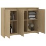 Aparador de madera contrachapada roble Sonoma 102x33x75 cm de vidaXL, Aparadores - Ref: Foro24-809776, Precio: 100,38 €, Desc...