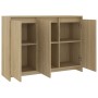 Aparador de madera contrachapada roble Sonoma 102x33x75 cm de vidaXL, Aparadores - Ref: Foro24-809776, Precio: 100,38 €, Desc...