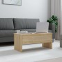 Mesa de centro madera contrachapada Sonoma 102x50,5x46,5 cm de vidaXL, Mesas de centro - Ref: Foro24-809722, Precio: 80,68 €,...