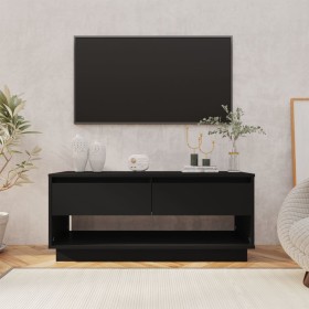 Black plywood TV cabinet 102x41x44 cm by vidaXL, TV Furniture - Ref: Foro24-809486, Price: 69,49 €, Discount: %