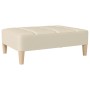 Cream fabric stool 78x56x32 cm by vidaXL, Ottomans - Ref: Foro24-337718, Price: 79,63 €, Discount: %