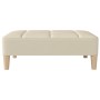 Cream fabric stool 78x56x32 cm by vidaXL, Ottomans - Ref: Foro24-337718, Price: 79,63 €, Discount: %