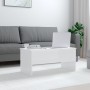 Engineered wood glossy white coffee table 102x50.5x46.5 cm by vidaXL, Coffee table - Ref: Foro24-809725, Price: 61,61 €, Disc...