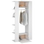 Hall furniture 2 units white plywood by vidaXL, Lockers and storage cabinets - Ref: Foro24-3082035, Price: 153,21 €, Discount: %