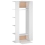 Hall furniture 2 units white plywood by vidaXL, Lockers and storage cabinets - Ref: Foro24-3082035, Price: 153,21 €, Discount: %