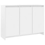 Aparador de madera contrachapada blanco 102x33x75 cm de vidaXL, Aparadores - Ref: Foro24-809773, Precio: 109,25 €, Descuento: %