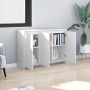 White plywood sideboard 102x33x75 cm by vidaXL, Sideboards - Ref: Foro24-809773, Price: 119,17 €, Discount: %