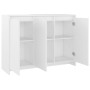 Aparador de madera contrachapada blanco 102x33x75 cm de vidaXL, Aparadores - Ref: Foro24-809773, Precio: 109,25 €, Descuento: %