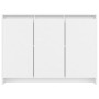 Aparador de madera contrachapada blanco 102x33x75 cm de vidaXL, Aparadores - Ref: Foro24-809773, Precio: 109,25 €, Descuento: %