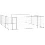 Perrera de exterior de acero galvanizado 36,3 m² de vidaXL, Casetas y cercados para perros - Ref: Foro24-3082329, Precio: 683...