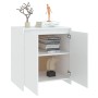 White plywood sideboard 70x41x75 cm by vidaXL, Sideboards - Ref: Foro24-809737, Price: 77,16 €, Discount: %