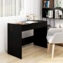 Escritorio de madera contrachapada negro 101x50x76,5 cm de vidaXL, Escritorios - Ref: Foro24-809558, Precio: 92,99 €, Descuen...