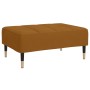 Brown velvet footstool 78x56x32 cm by vidaXL, Ottomans - Ref: Foro24-337820, Price: 74,15 €, Discount: %