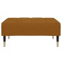 Brown velvet footstool 78x56x32 cm by vidaXL, Ottomans - Ref: Foro24-337820, Price: 74,15 €, Discount: %