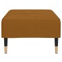 Brown velvet footstool 78x56x32 cm by vidaXL, Ottomans - Ref: Foro24-337820, Price: 74,15 €, Discount: %