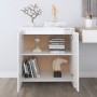 Aparador de madera contrachapada blanco brillante 70x41x75 cm de vidaXL, Aparadores - Ref: Foro24-809743, Precio: 91,42 €, De...