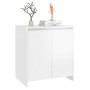 Aparador de madera contrachapada blanco brillante 70x41x75 cm de vidaXL, Aparadores - Ref: Foro24-809743, Precio: 91,42 €, De...