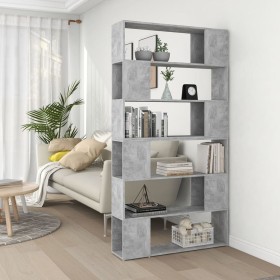 Concrete gray space divider shelf 100x24x188 cm by vidaXL, Bookcases and shelves - Ref: Foro24-3082075, Price: 102,23 €, Disc...