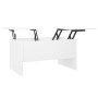 Mesa de centro madera contrachapada blanco 80x50x42,5 cm de vidaXL, Mesas de centro - Ref: Foro24-809728, Precio: 70,01 €, De...