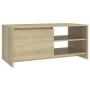 Sonoma oak plywood coffee table 102x50x45 cm by vidaXL, Coffee table - Ref: Foro24-809830, Price: 83,99 €, Discount: %