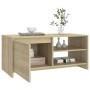 Mesa de centro madera contrachapada roble Sonoma 102x50x45 cm de vidaXL, Mesas de centro - Ref: Foro24-809830, Precio: 83,99 ...