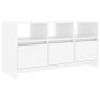 Hochglanzweißer TV-Schrank aus Sperrholz, 102 x 37,5 x 52,5 cm von vidaXL, TV-Möbel - Ref: Foro24-809806, Preis: 80,47 €, Rab...